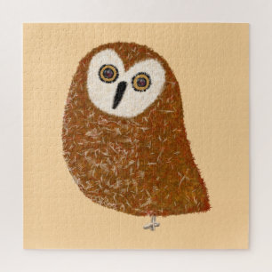 Puzzle Hibou moderne mignon de la scie-hachoir du nord