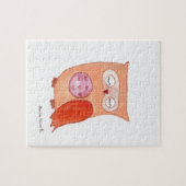 Puzzle Hibou orange (Horizontal)