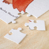 Puzzle Hibou orange (Côté)