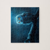 Puzzle hibou sur une branche la nuit (Vertical)