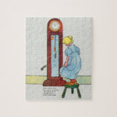 Puzzle Hickory, Dickory, Dock Mother Goose Nursery Rhyme (Vertical)