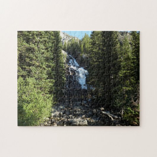 Puzzle Hidden Falls dans le parc national du Grand Teton (Horizontal)