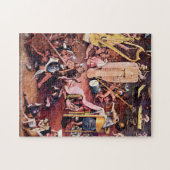Puzzle Hieronymus Bosch - le jardin du détail PUZZL (Horizontal)