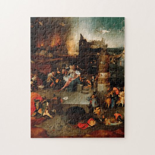 Puzzle Hieronymus Bosch - Tentation De Saint Anthony (Vertical)