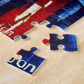 Puzzle High Street après de fortes pluies (Côté)