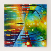 Puzzle High Street après de fortes pluies (Horizontal)