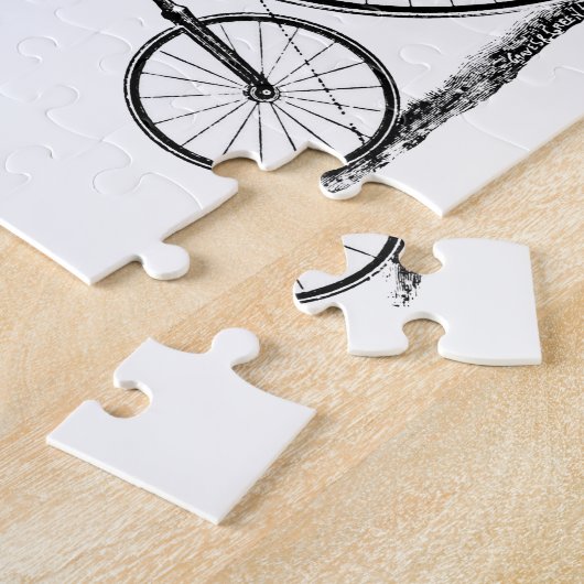 Puzzle High Wheeler Victorian Penny Farthing Cycle biking (Côté)