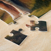 Puzzle Highlands d'Écosse cheval Clydesdale (Côté)