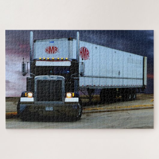 Puzzle Highway Semi Truck (Horizontal)