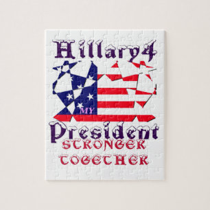 Puzzle Hillary Pour le président américain Nous sommes pl