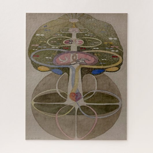 Puzzle Hilma Af Klint, Arbre De Connaissances No1 Art Abs (Vertical)