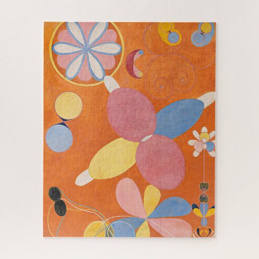 Puzzle Hilma af Klint Art Vintage Abstrait (Vertical)