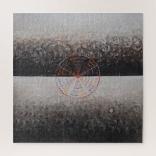 Puzzle Hilma Af Klint, Le Swan No.10, Art Abstrait