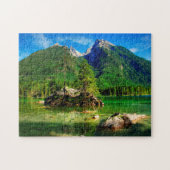 Puzzle Hintersee Ramsau Bavaria. (Horizontal)