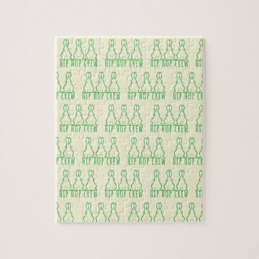 Puzzle Hip Hop Crew Cute Bunny Rabbits (Vertical)