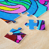 puzzle hippie coloré super génial (Côté)