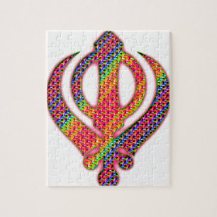 Puzzle Hippie de Sikh Khanda