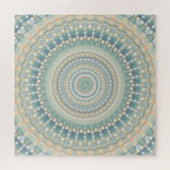 Puzzle Hippie Trippy Éclectique Pastel Boho Groovy Mandal (Horizontal)