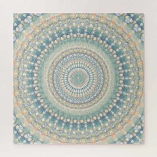 Puzzle Hippie Trippy Éclectique Pastel Boho Groovy Mandal (Vertical)
