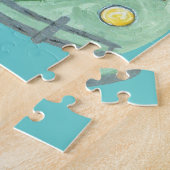 Puzzle Hippies Teckel Dans Leur Voiture De L'amour Des Fl (Côté)