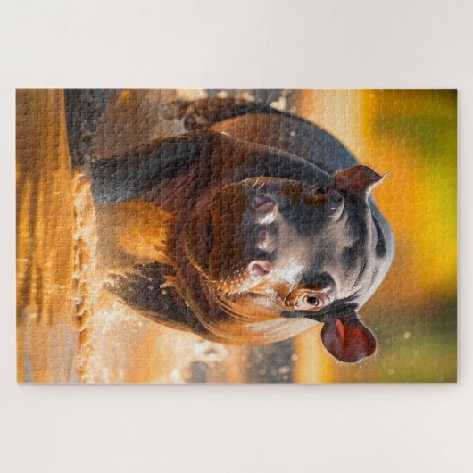 Puzzle Hippo (Horizontal)