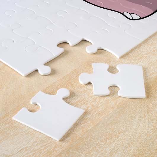 Puzzle Hippo à la plongée avec tuba (Côté)