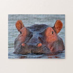 Puzzle Hippo Heureux