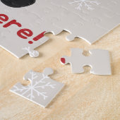 Puzzle Hippo Joyeux Noël Animaux d'hiver Hippopotames (Côté)