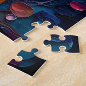Puzzle Hippocampe en verre coloré (Côté)