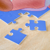 Puzzle Hippopotame heureux de bébé (Côté)