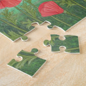 Puzzle hirondelles d'arbre et pavots (Côté)