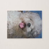 Puzzle hirsute de chien de caniche (Horizontal)