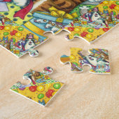 PUZZLE HISS N' FITZ CATS, KITTENS, MICE, FUNNY BIRTHDAY (Côté)