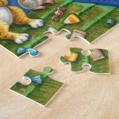 PUZZLE HISS N'FITZ CHATS, TRICK OU TRAITER FUNNY HALLOWEE (Côté)