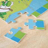 Puzzle Histoire de 5 grenouilles-larves de Pessah (Côté)