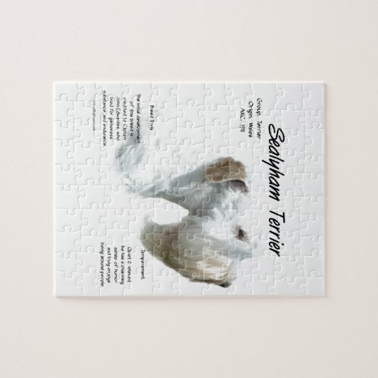 Puzzle Histoire de Sealyham Terrier (Horizontal)