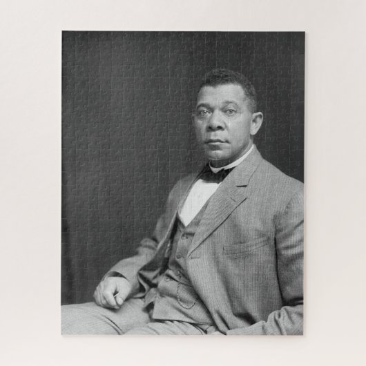 Puzzle Histoire des Noirs : Booker T. Washington, Droits  (Vertical)