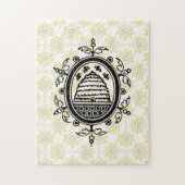 Puzzle Hive d'abeille jaune et noire (Vertical)