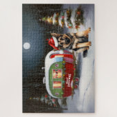 Puzzle Hiver Allemand Berger Caravane Noël Aventure (Vertical)
