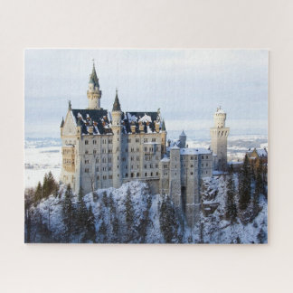 Puzzle Hiver au Château de Neuschwanstein, Allemagne Bavi