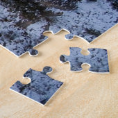 Puzzle Hiver au Château de Neuschwanstein, Allemagne Bavi (Côté)