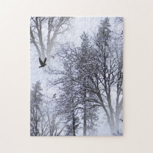 Puzzle Hiver Corbeau...