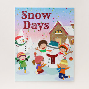 Puzzle hiver des jours de neige