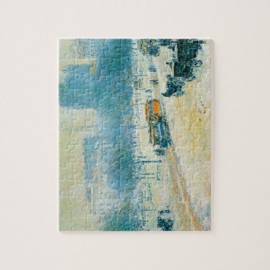 Puzzle Hiver en Union Carré par Frederick Childe Hassam (Vertical)