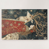 Puzzle Hiver enchanté : Le Maiden et le Stag (Horizontal)