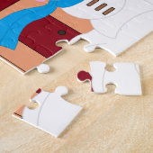Puzzle Hiver enneigé : (Côté)