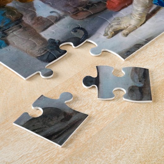 Puzzle Hiver, Fragonard (Côté)