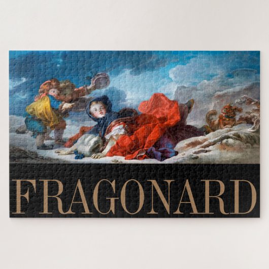 Puzzle Hiver, Fragonard (Horizontal)
