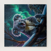 Puzzle Hiver Koala et Southern Lights (Vertical)