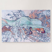 Puzzle Hiver (Quatre Saisons), Alphonse Mucha (Horizontal)